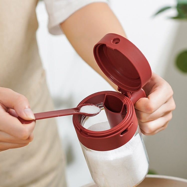 Small Seasoning Jars With Lids And Spoons Measuring Spoon