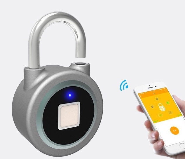 Smart lock fingerprint padlock mobile phone APP control Bluetooth