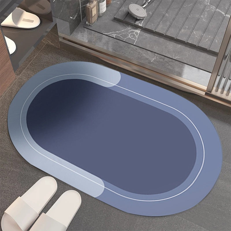 Modern Simple Soft Diatom Ooze Floor Mat Bathroom Absorbent