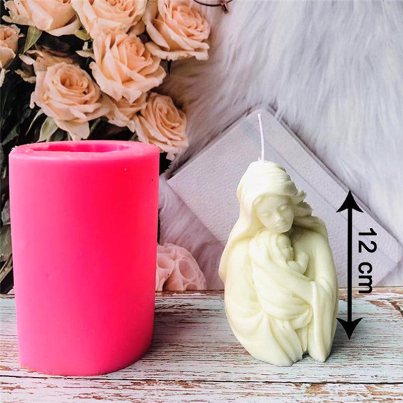 DIY Mother's Day Candle Silicone Mold