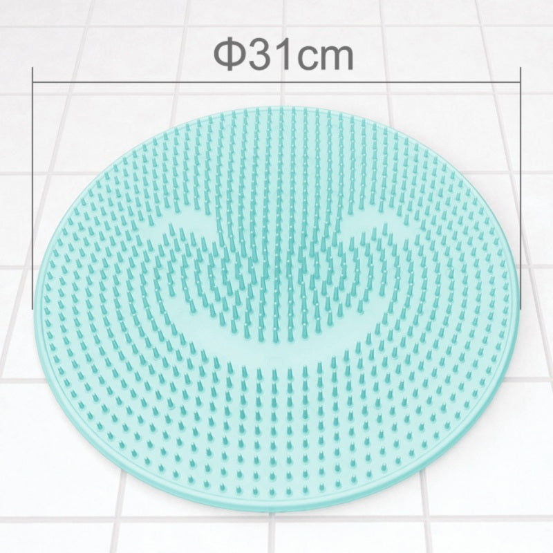 Silicone bathroom anti-slip massage pad