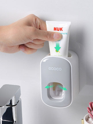 Wall Mounted Automatic Toothpaste Holder Bathroom