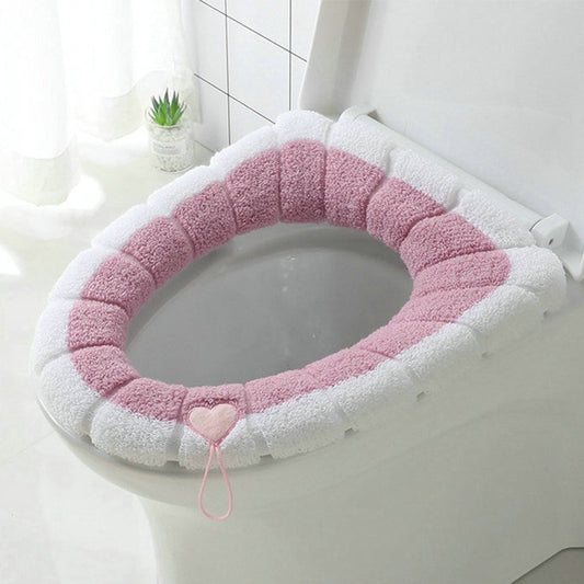 Thickened Toilet Cushion Winter Soft Washable Common Nordic