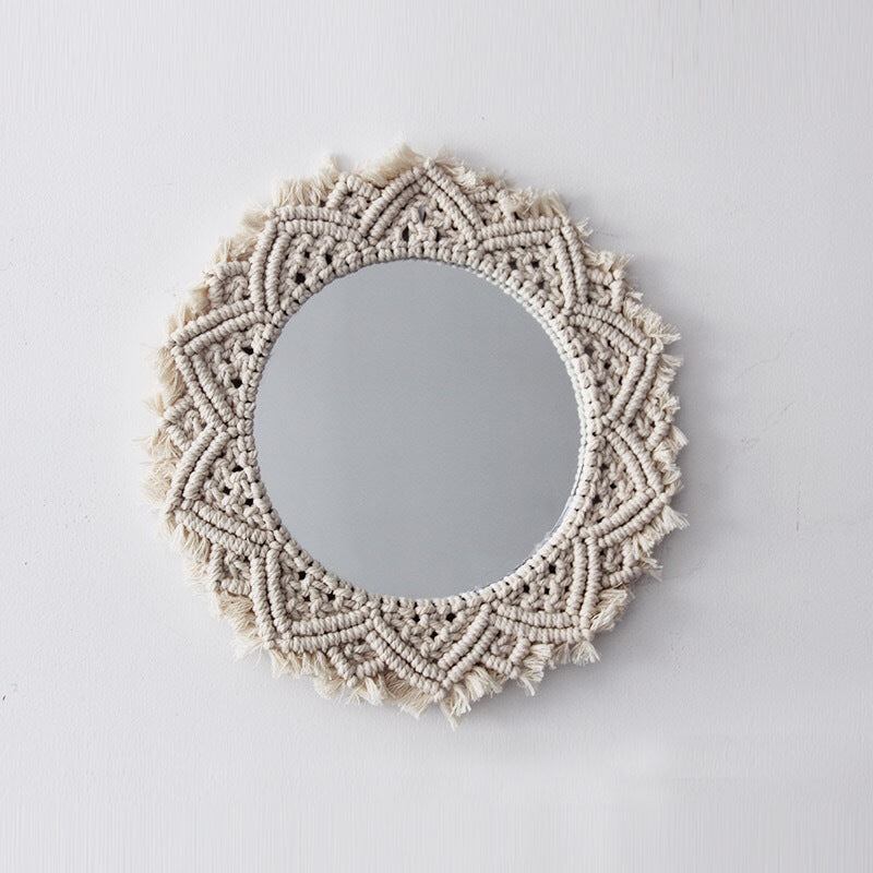 Sunflower. INS Scandinavian Girl Heart Mirror Handmade