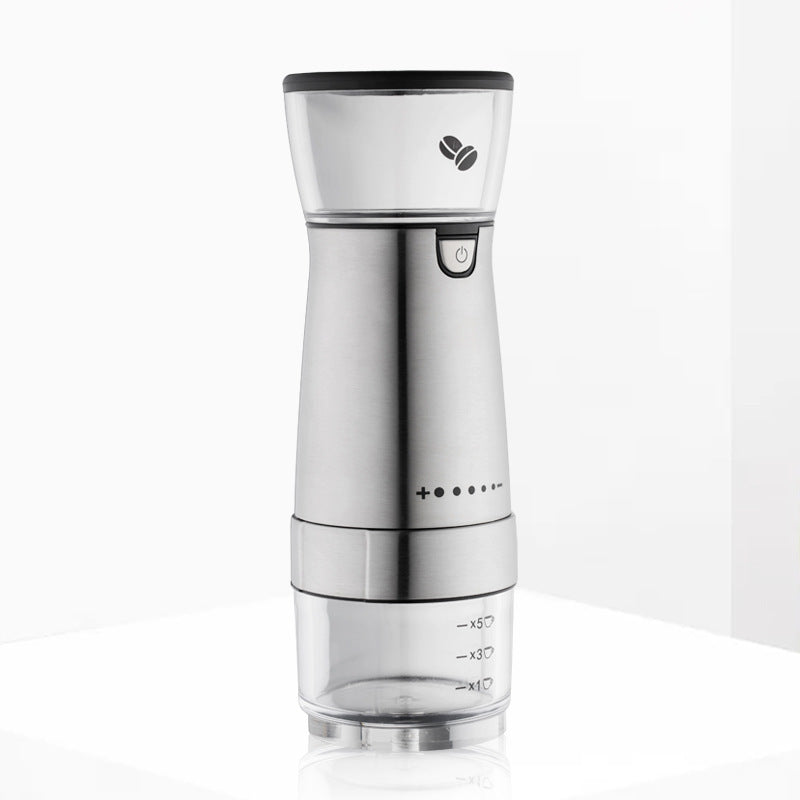 Electric Coffee Grinder Stainless Steel Adjustable Hand Grinder