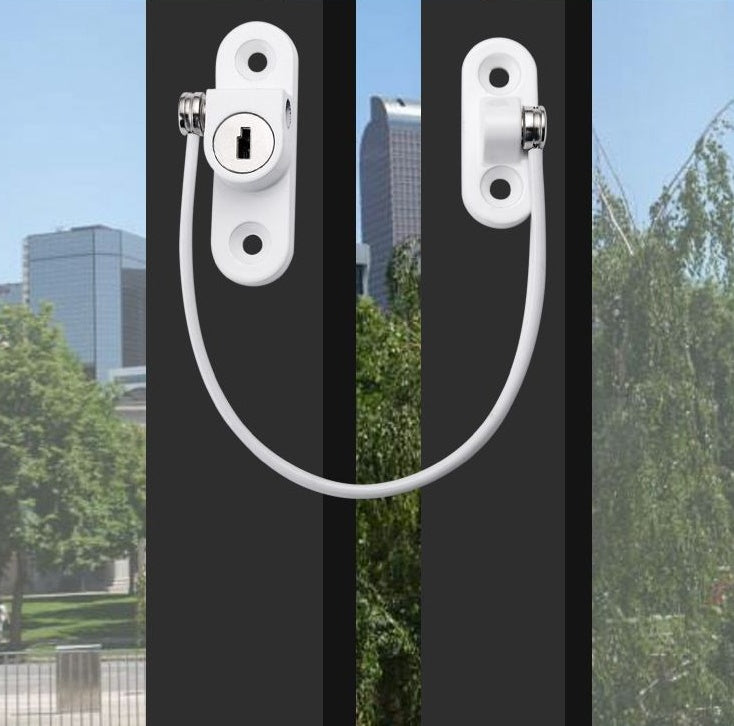 Window Security Chain Lock Window Cable Lock Restrictor