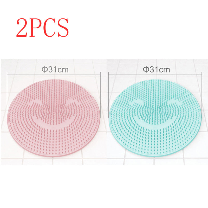 Silicone bathroom anti-slip massage pad