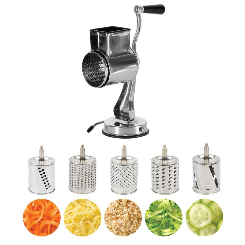 Multifunctional Stainless Steel Rotary Cheese Grater