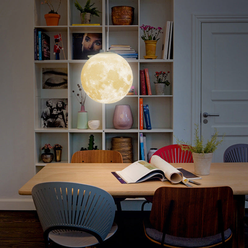 Bedroom moon chandelier