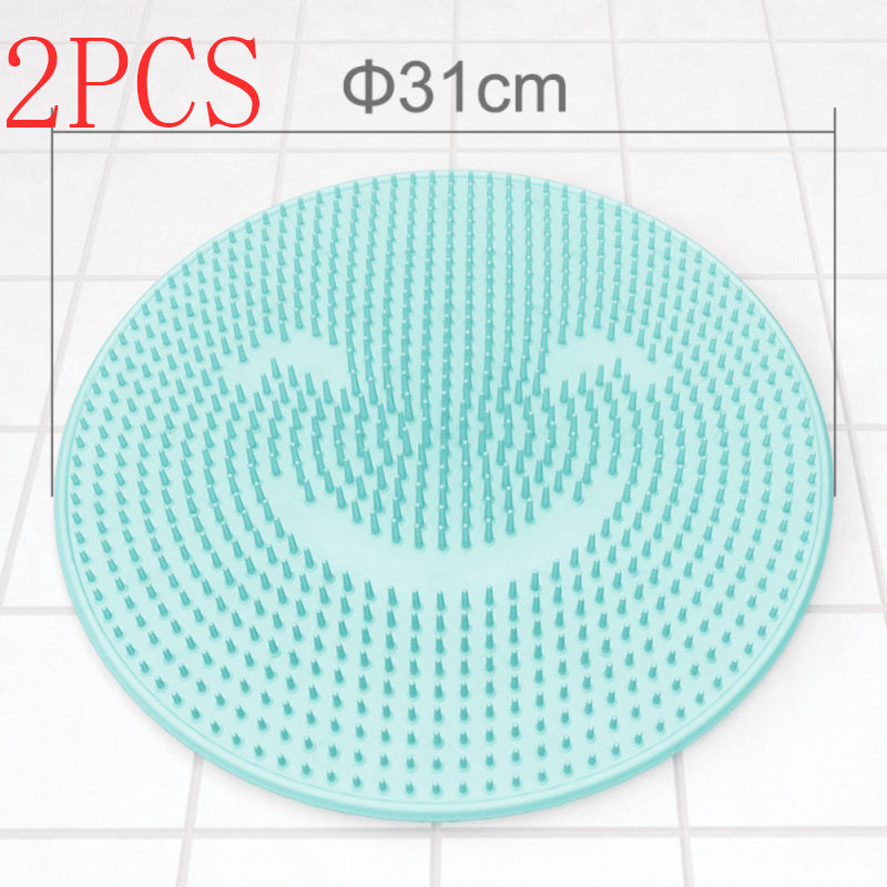 Silicone bathroom anti-slip massage pad