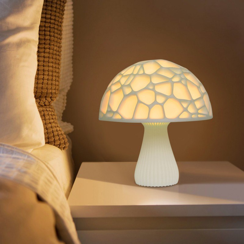 3D Printed 16 colors Led Mushroom Lamp Lovely Colorful Led Night Light