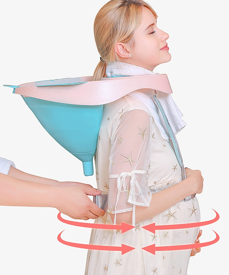 Mobile Salon Portable Foldable Silicone Shampoo Basin