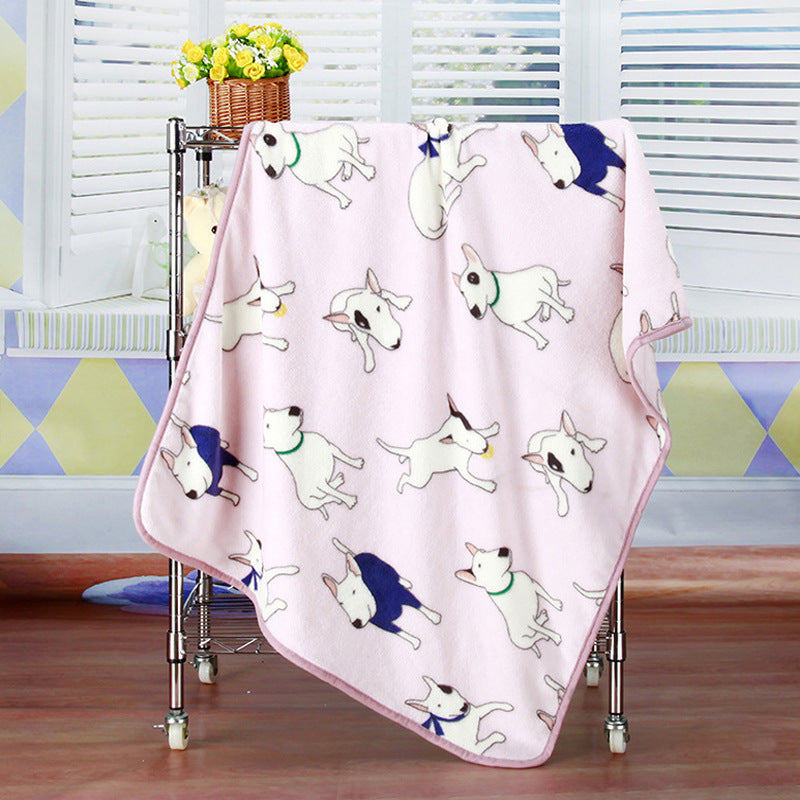 ﻿Coral fleece flannel baby blanket cartoon car office knee car inner blanket