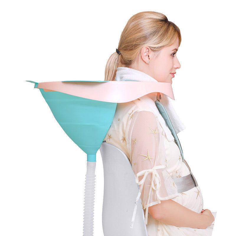 Mobile Salon Portable Foldable Silicone Shampoo Basin