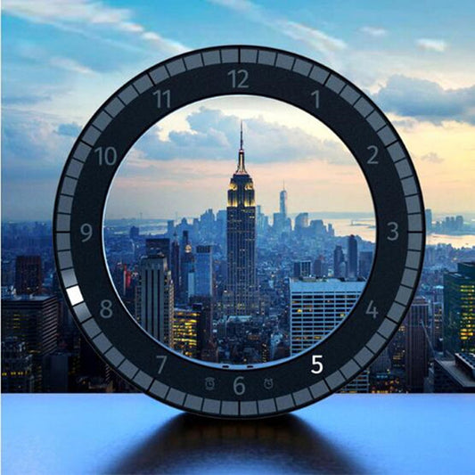 LED Digital Wall Clock Dual-Use Dimming Digital Circular Clocks