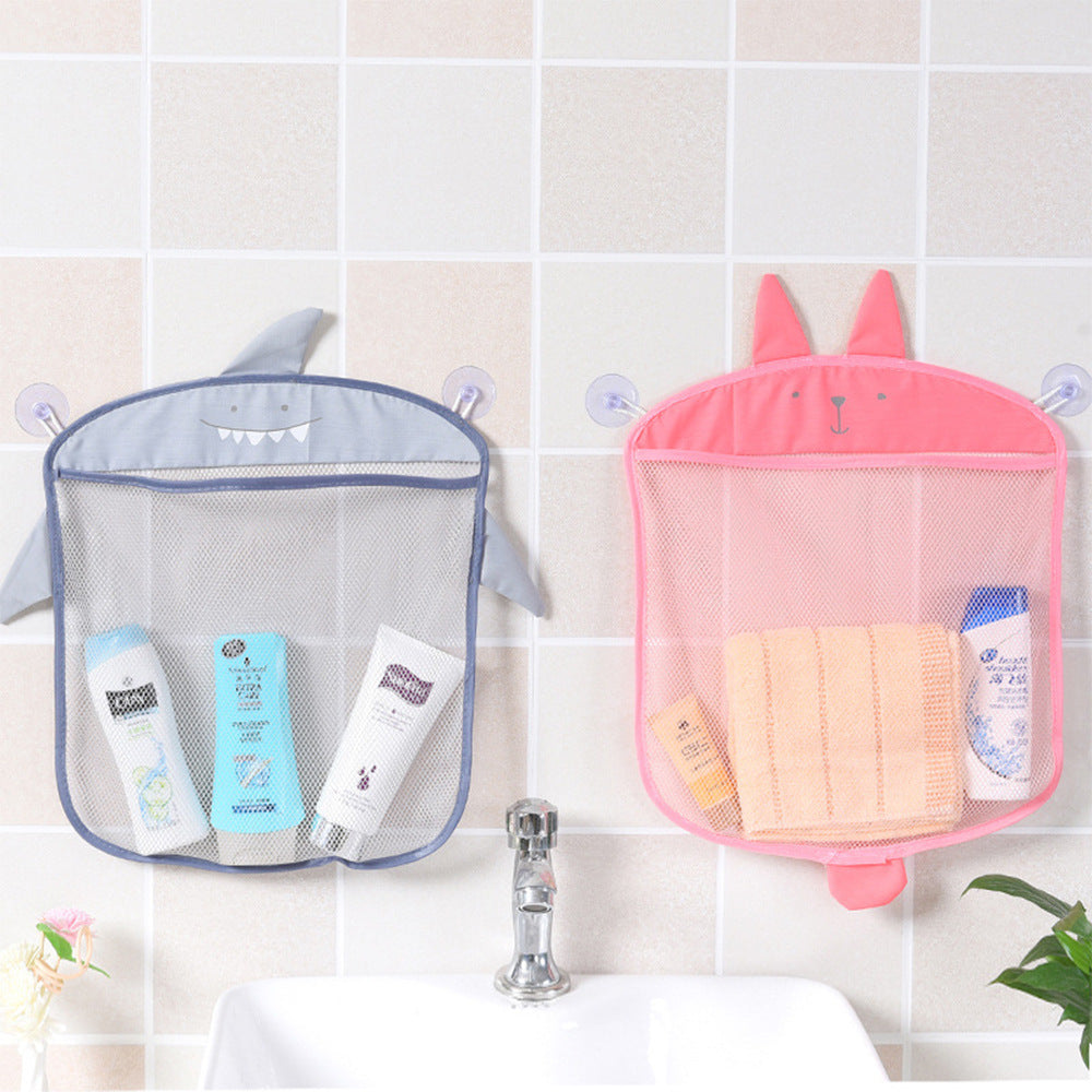 Cartoon Mesh Hanging Bag For Children's Bathroom