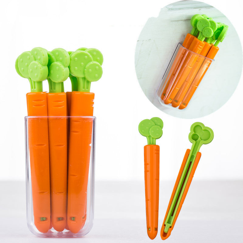 Bags Clip Carrot Sealing Clamp Plastic Bag Sealer