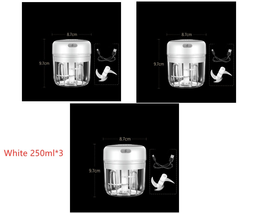 Wireless Mini Baby Food Supplement Electric Garlic Pressing