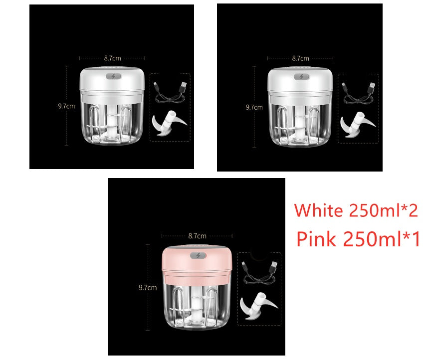 Wireless Mini Baby Food Supplement Electric Garlic Pressing