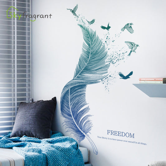 Bedroom Decoration Wall Light Luxury Wall Stickers