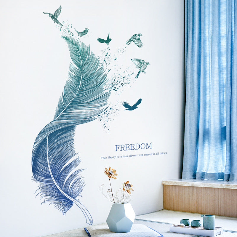 Bedroom Decoration Wall Light Luxury Wall Stickers