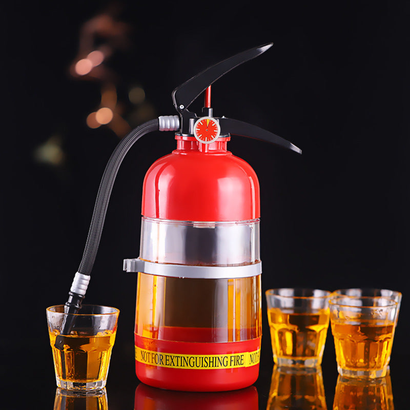 2L Creative Wine Drink Dispenser Fire Extinguisher Pourer