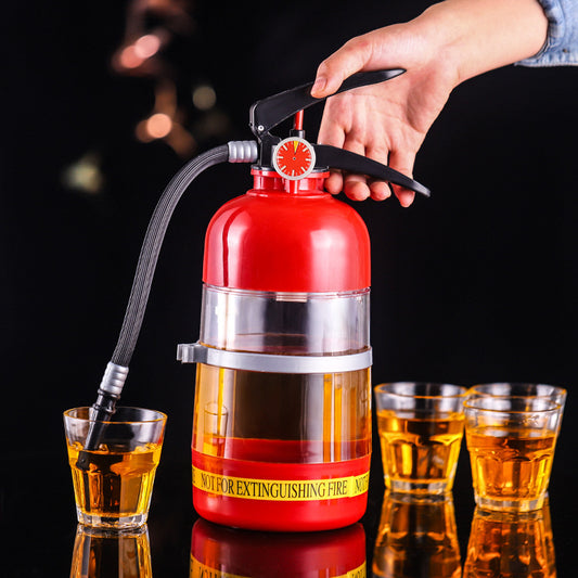 2L Creative Wine Drink Dispenser Fire Extinguisher Pourer