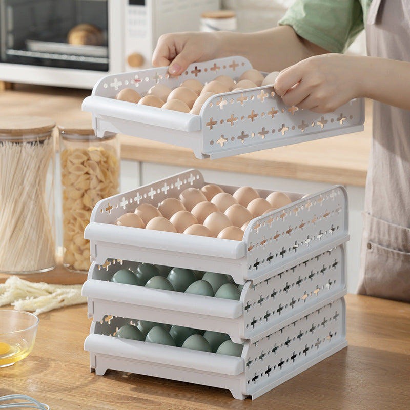 Space-saving Kitchen Refrigerator Egg Storage Box