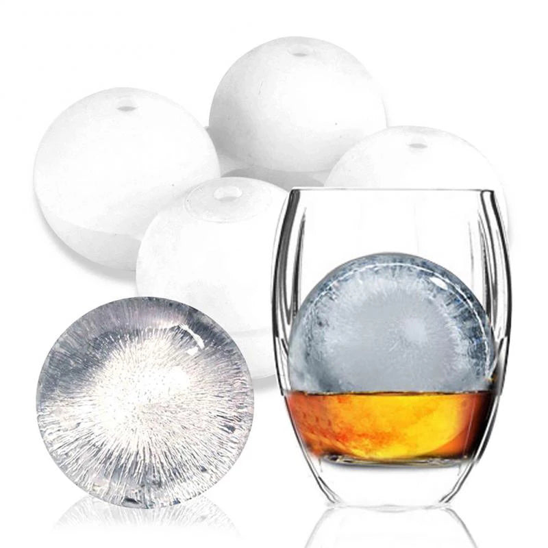 Whiskey Ice Cube Maker Mold Creative Silicone Round Kitchen Tool