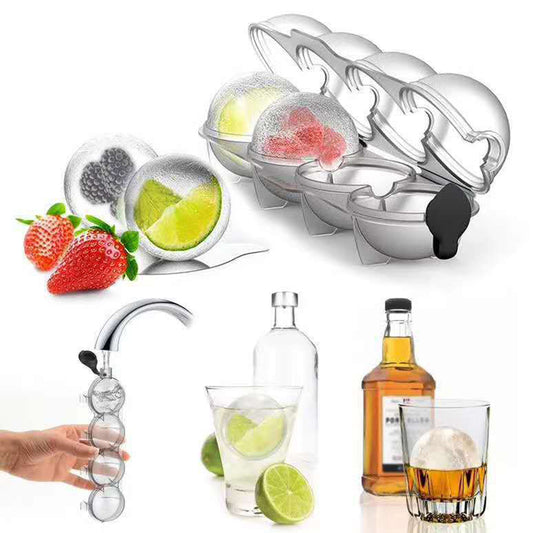 Whiskey Ice Cube Maker Mold Creative Silicone Round Kitchen Tool