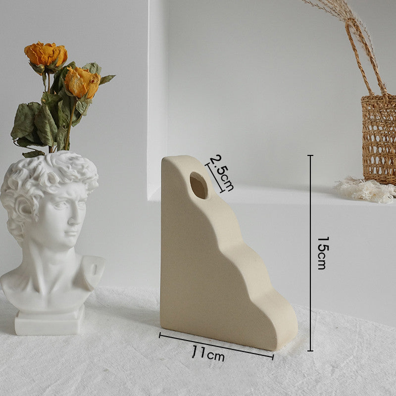 Simplicity Ceramic Vase Dry Flower Arrangement Home Decoration