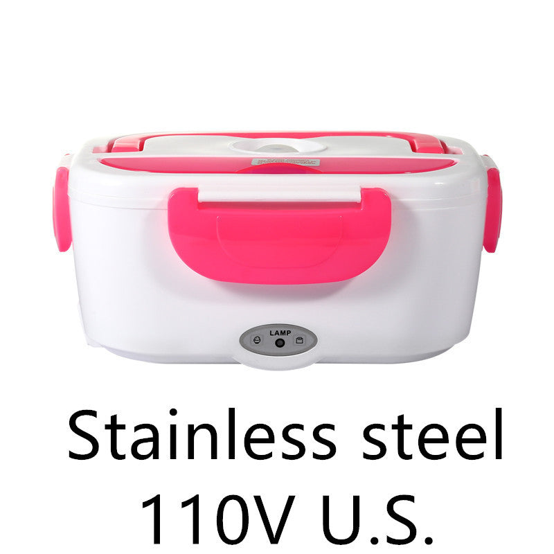 Kitchen Electric Heated Lunch Box Stainless Steel