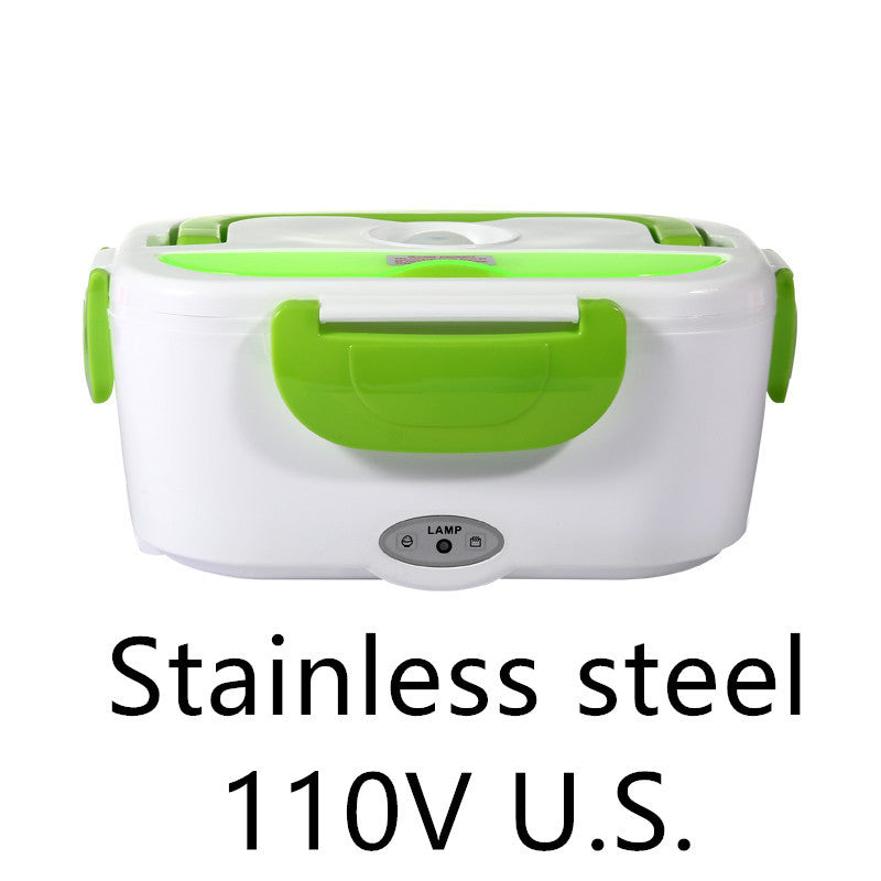 Kitchen Electric Heated Lunch Box Stainless Steel