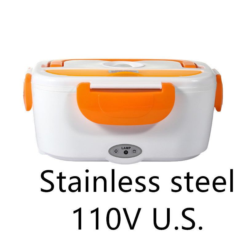 Kitchen Electric Heated Lunch Box Stainless Steel