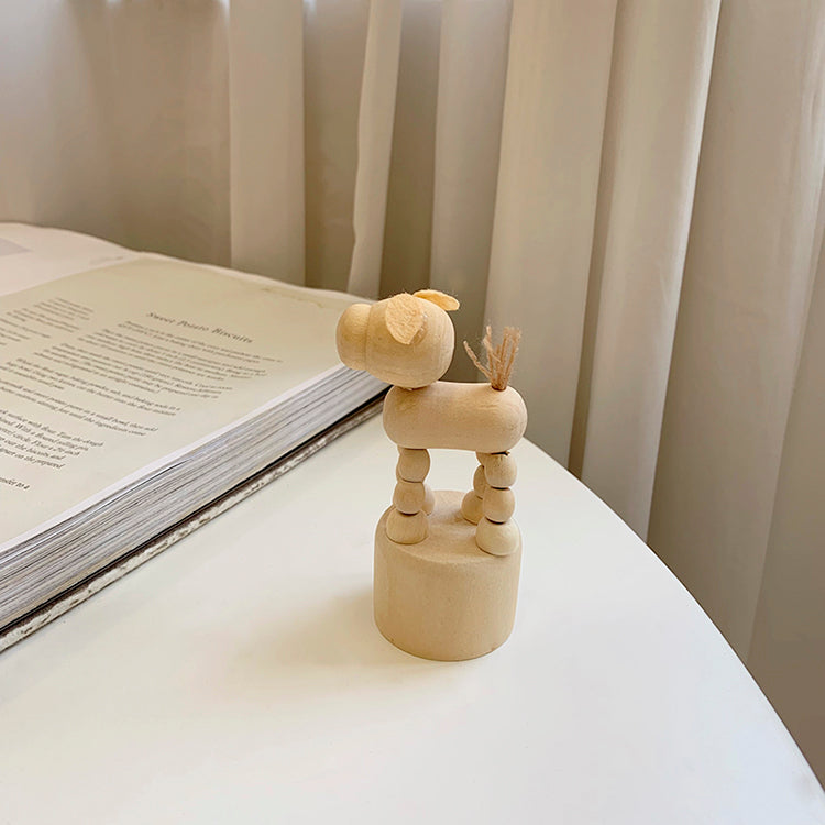 Creative Cool Wood Animal Ornaments Decorations