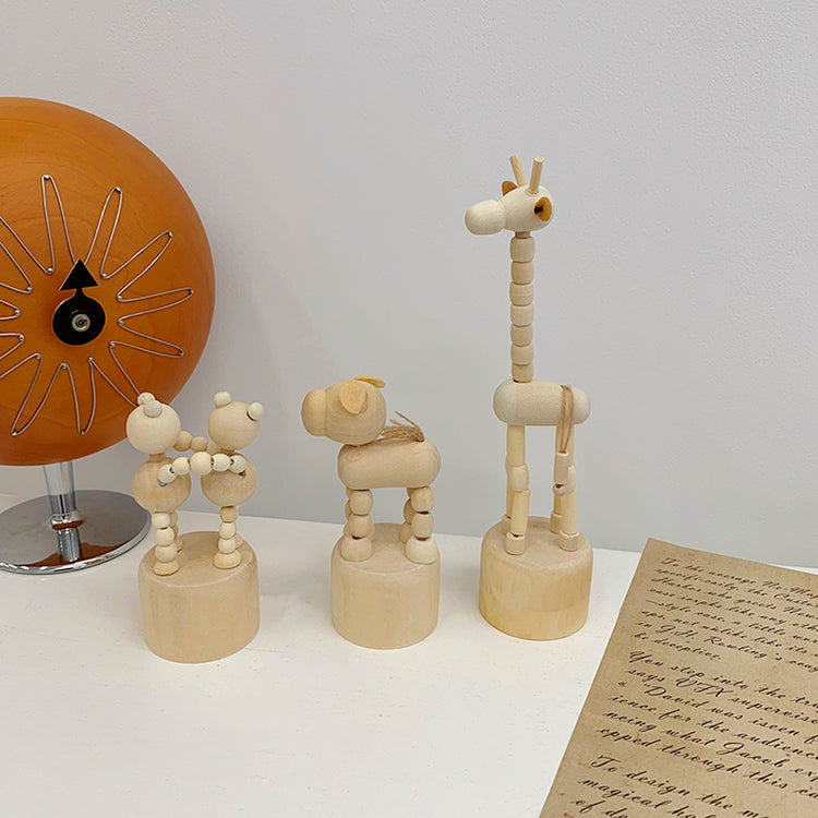 Creative Cool Wood Animal Ornaments Decorations