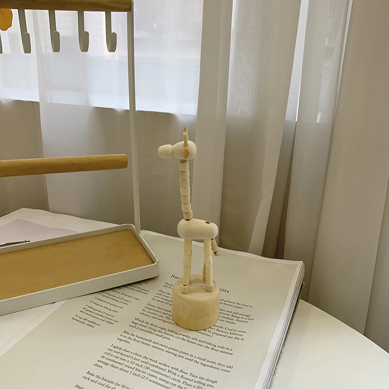 Creative Cool Wood Animal Ornaments Decorations