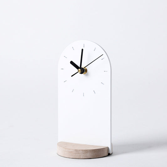 A few Clocks, Wrought Iron Wooden Base Clocks, Soft Decoration