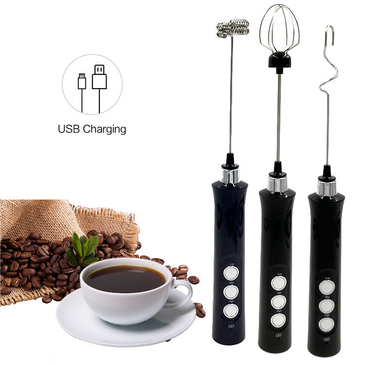 New Product Rechargeable Electric Milk Frother Stainless Steel