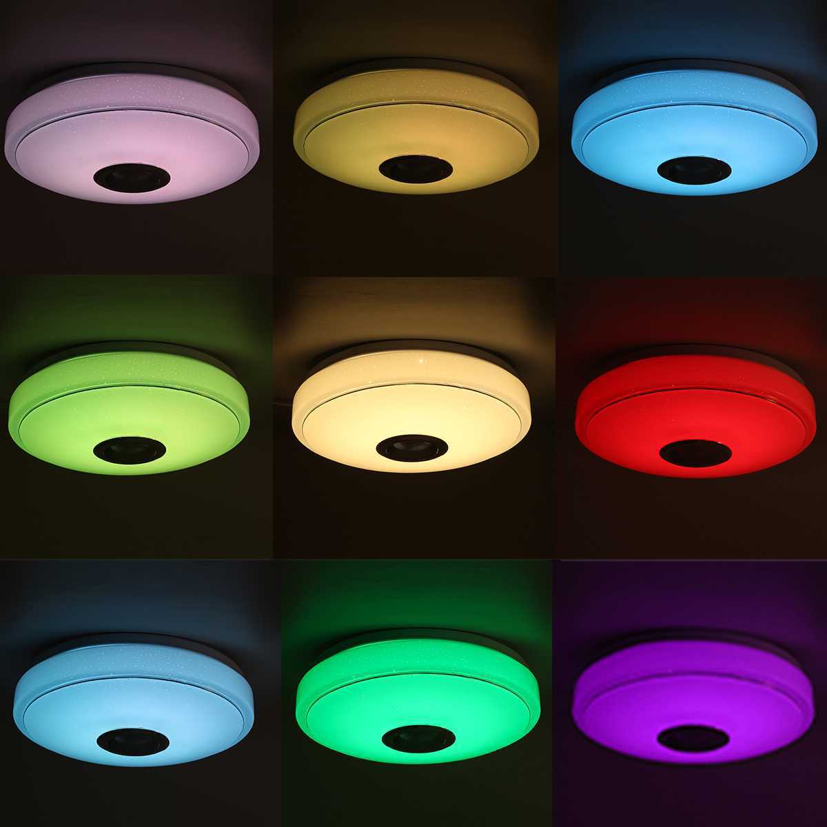 Tuya Wifi Smart Ceiling Light Led Colorful App Remote Control