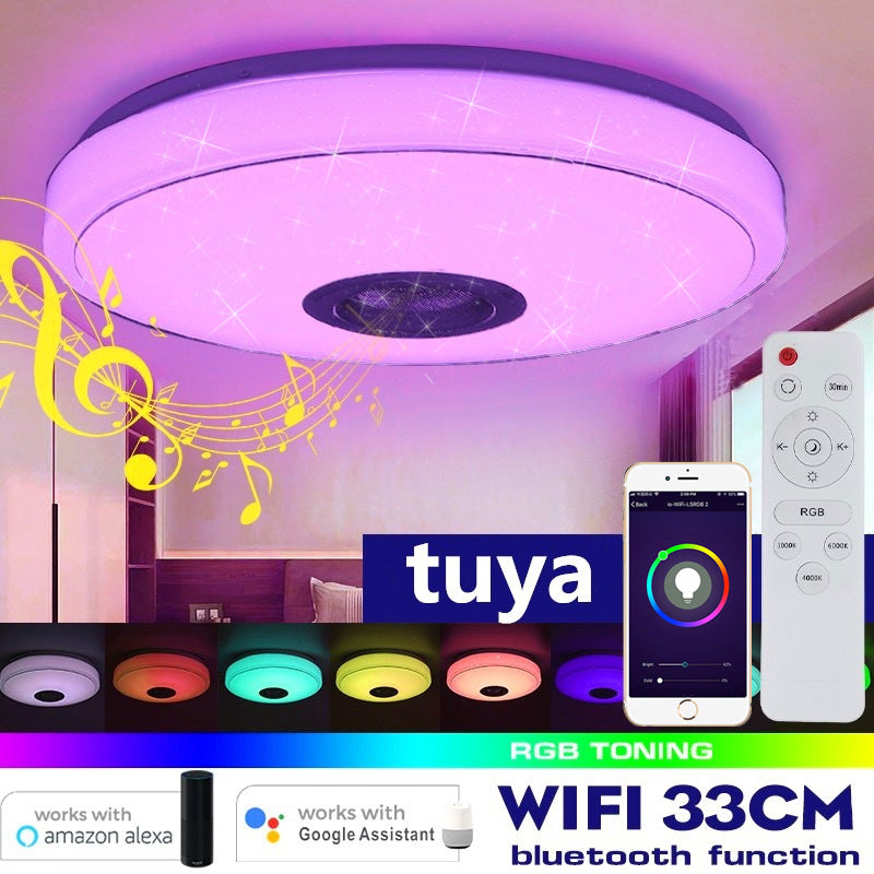 Tuya Wifi Smart Ceiling Light Led Colorful App Remote Control