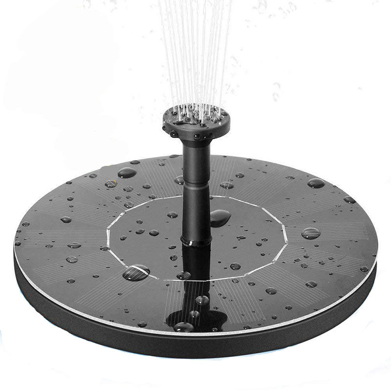 Solar Fountain  Water  Outdoor Garden Circular Floating