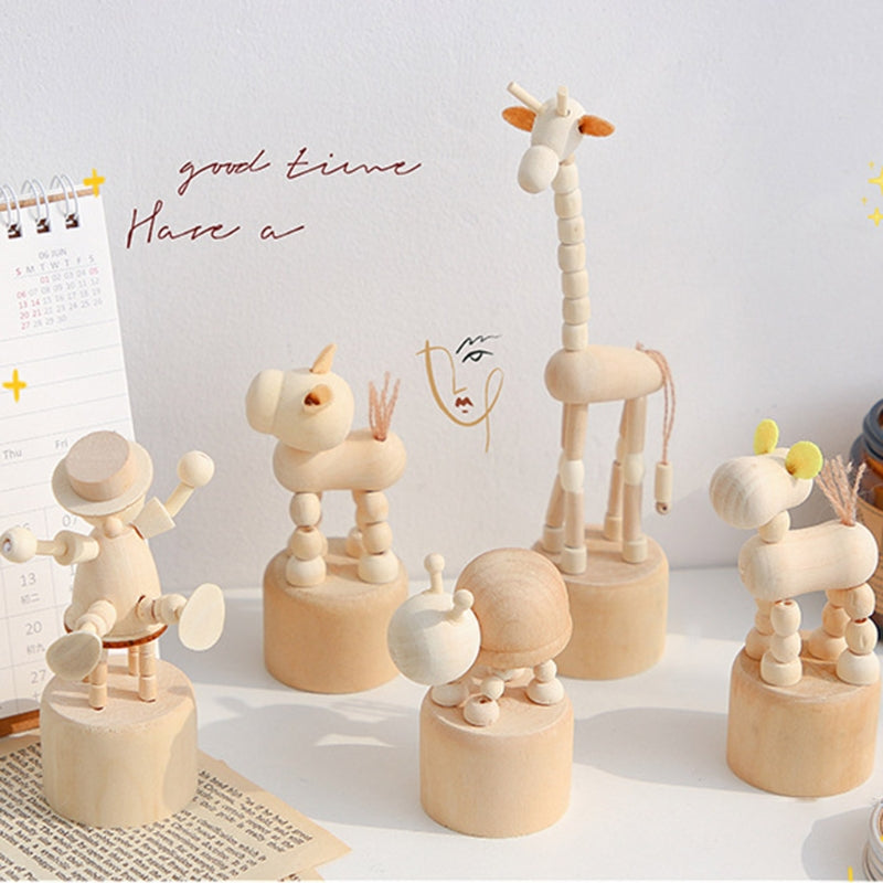 Creative Cool Wood Animal Ornaments Decorations