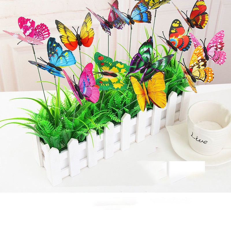 Simulation Stereo Butterfly Plastic dragonfly Plug