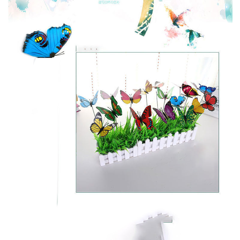 Simulation Stereo Butterfly Plastic dragonfly Plug