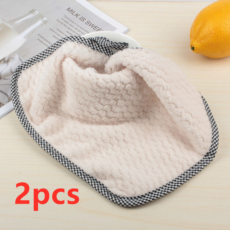 Dish Cloth Clean, Absorbent, Non-Oily, Non-Linting Dish Towel, Scouring Pad