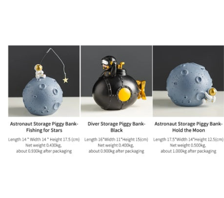 Astronaut Decoration Cabinet Wine Cabinet Children's Room