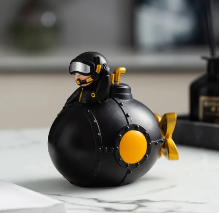 Astronaut Decoration Cabinet Wine Cabinet Children's Room