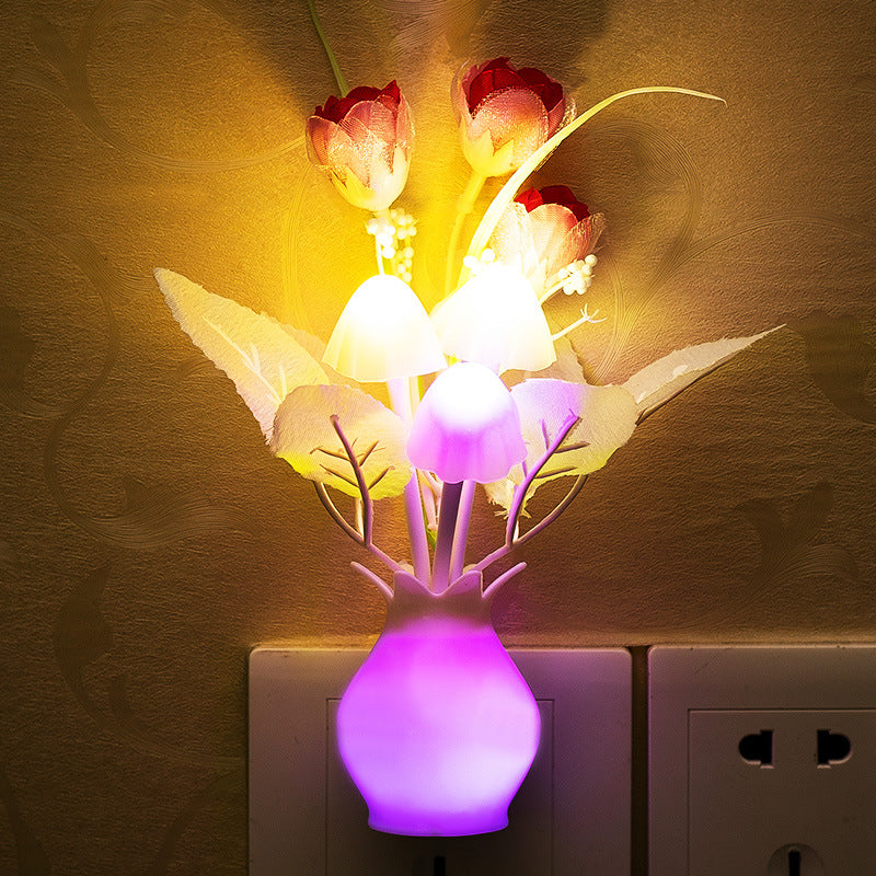 Small Night Light Control Colorful Gradient Led Energy-saving Light