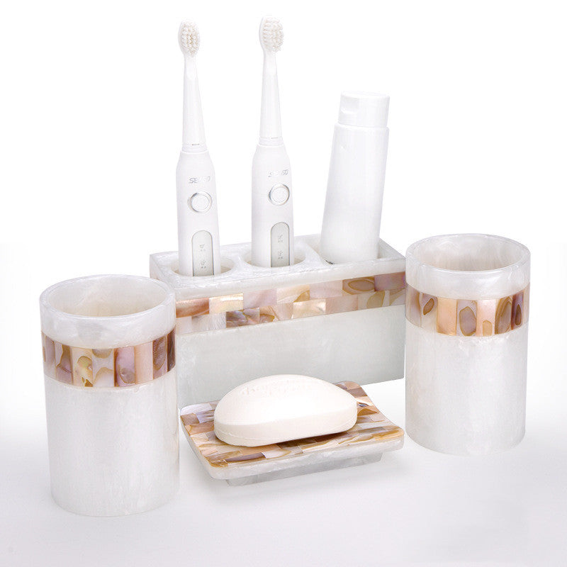 Light Luxury Shell Bathroom Decoration Accessories